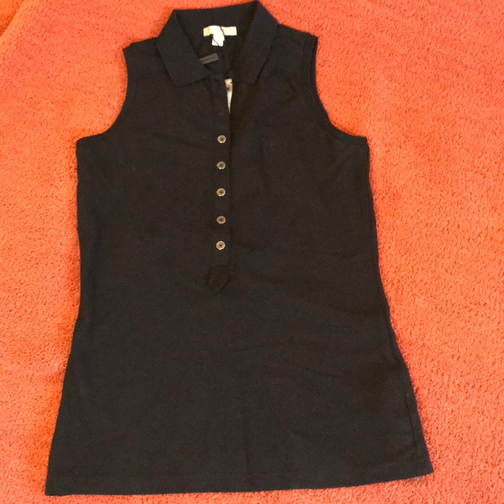 Burberry Brit Women’s Cotton Piqué Sleeveless Polo